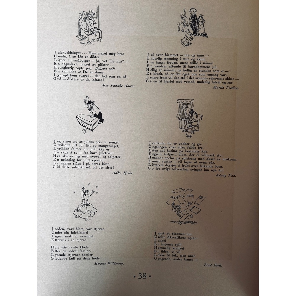 Vintage 1947 Norwegian Christmas Magazine Perfect for Scrapbooking Journaling - Picture 7 of 8
